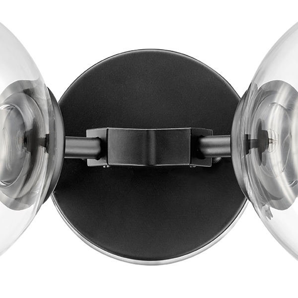 785627 Бра BETA 2x40W E27 ЧЕРНЫЙ