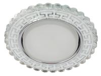 DK LD38 SL Светильник ЭРА декор cо светодиодной подсветкой GX53, зеркальный (30/720)