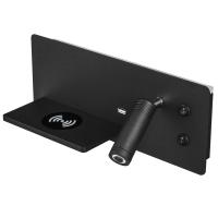 808547 Бра MURO 4W+3W LED LM ЧЕРНЫЙ 3000K