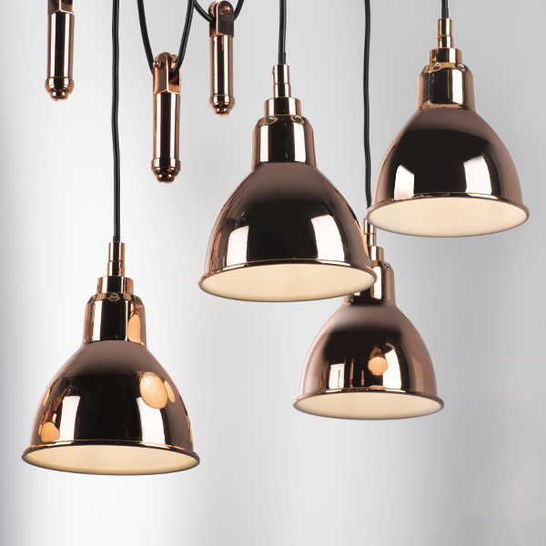 761073 Люстра ACROBATA 7х40W E14 РОЗОВОЕ ЗОЛОТО