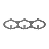 217939 Рамка INTERO 111 Triple ROUND СЕРЫЙ