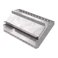 Угол вертикальный внутренний 90 градусов с крышкой Стандарт 600х100 Промрукав