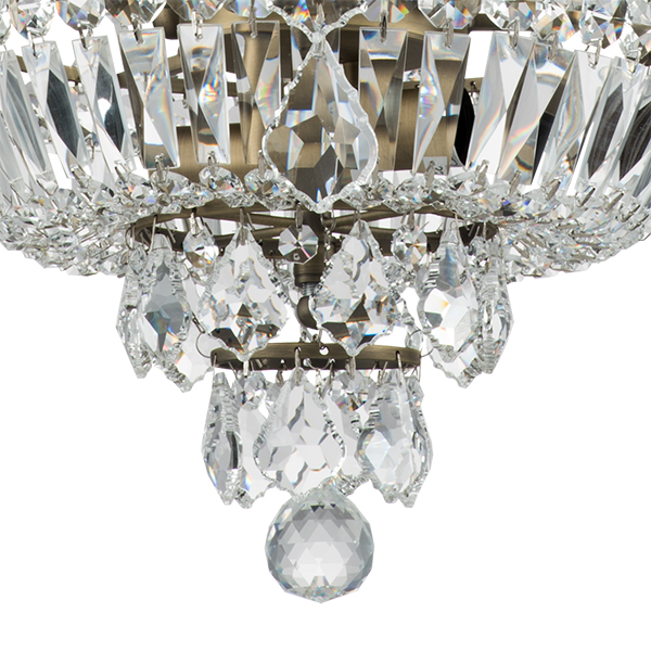 700161 Люстра подвесная CLASSIC 16х60W E14 БРОНЗА