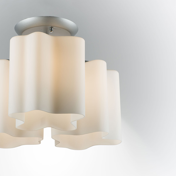 802030 Люстра NUBI 3х40W E27 ХРОМ/БЕЛЫЙ