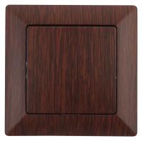 Выключатель Intro Solo 4-101-10 одноклавишный 10А-250В, IP20, СУ, венге