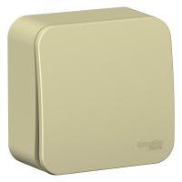 BLANCA О/У 1-клавишный ВЫКЛЮЧАТЕЛЬ (сх.1) с самовозвр,ИЗОЛ.ПЛ.,10А,БЕЖЕВЫЙ