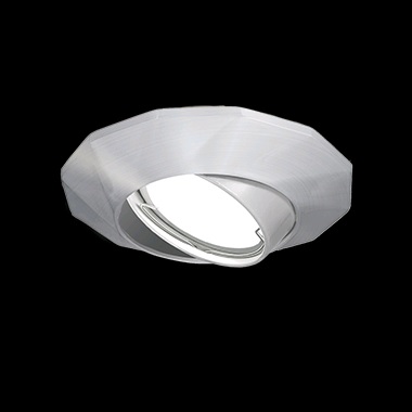 CA080 Светильник Gauss Metal Exclusive Круг. Матовый алюминий  Gu5.3 1/100