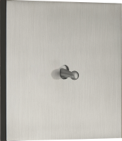 Переключатель на 1 тумблер, каплевидный, 10AX 250V, вороненая сталь, серия N96