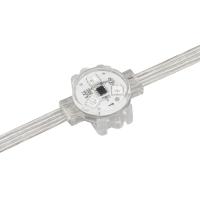 Модуль управляемый VISOR-SPI-5060-3-12V RGB 120deg (D30x16mm, 0.75W, IP68) (Arlight, Пластик, 3 года)