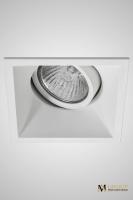 Поворотный встраиваемый точечный светильник AM Group AM168 WH