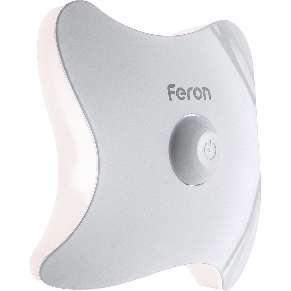 Светильник ночник на магните Feron 8LED , 3*ААА battery 93*93*38мм, FN2020 FERON FN2020