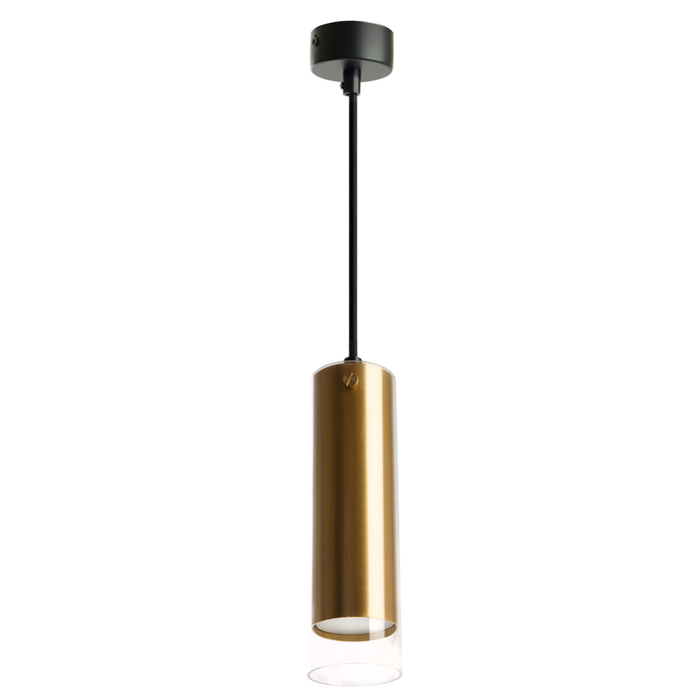 Светильник потолочный Feron ML1898 Barrel LUMINA levitation на подвесе MR16 35W 230V, золото, черный, 55*200 FERON ML1898