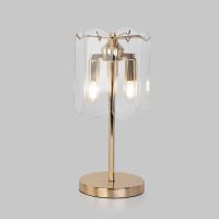 Настольный светильник со стеклянным плафоном 01170/3 золото