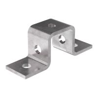 Пластина П-образная 5 отверстий профиль 41х41 Промрукав ПП5