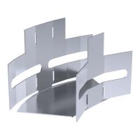 Угол горизонтальный изменяемый 0-45 градусов Стандарт INOX (AISI 316) 50х50 Промрукав