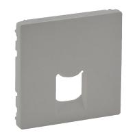 Legrand Valena LIFE Алюм Накладка розетки ТЛФ/комп 1-ой