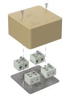 Коробка огнестойкая для кабель-канала 40-0460-FR10.0-8 Е15-Е120 RAL1001 85х85х45 (44 шт/кор) Промрукав