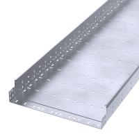 Лоток перфорированный Профи INOX (AISI 316) 500х100x6000 (1,5 мм) (12 м/уп) Промрукав