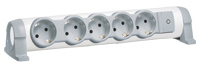 Legrand Комфорт Удлинитель 5 розетки с/з  без шнура  3500W. фиксир поворот блок