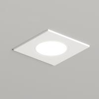 DK3102-WH Встраиваемый влагозащищенный светильник, IP65, до 10 Вт, LED, GU5,3, белый