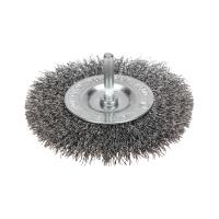 Щетка дисковая для дрели, витая стальная проволока, 100мм KRANZ