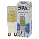 Лампочка светодиодная ЭРА STD LED JCD-5W-CER-840-G9 G9 5Вт керамика капсула нейтральный белый свет