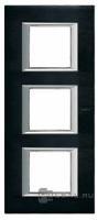 BT Axolute Антрацит Рамка 2+2+2 мод прямоугольная (надпись вертикально)