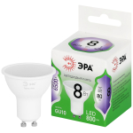 LED MR16-8W-865-GU10 GL  Лампа светодиодная ЭРА GREEN LINE LED MR16-8W-865-GU10 GL 8Вт софит холодный свет GU10
