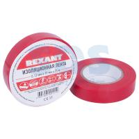 Изолента 15мм х 25м красная REXANT (5шт/уп)