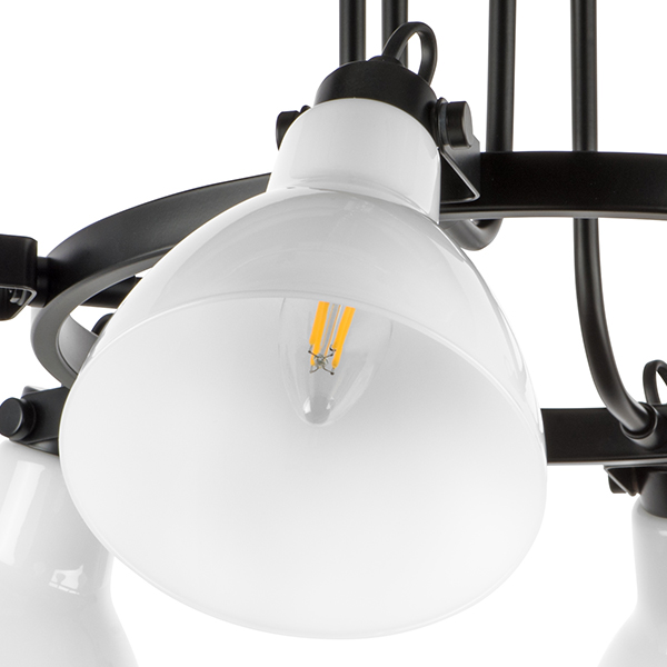 761060 Люстра ACROBATA 6х40W E14 БЕЛЫЙ