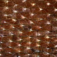 Гирлянда Сеть 2х1,5м, свечение с динамикой, прозрачный ПВХ, 288 LED, 230 В, цвет: Белый (шнур питания в комплекте)