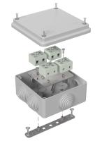 Коробка огнестойкая для о/п 40-0300-FR6.0-8 Е15-Е120 RAL7035 100х100х50 (14 шт/кор) Промрукав