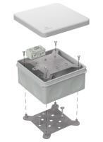 Коробка огнестойкая разветвительная для о/п двухкомпонентная 60-0300-FR6.0-4-2-Р Е15-Е60 RAL7035 100х100х50 (14 шт/кор) Промрукав