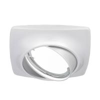 CA069 Светильник Gauss Metal Exclusive Круг. Белый перламутр  Gu5.3 1/100