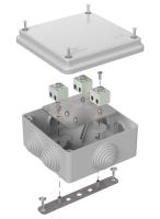 Коробка огнестойкая для о/п 40-0300-FR2.5-6 Е15-Е120 RAL7035 100х100х50 (14 шт/кор) Промрукав