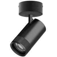 C4407SO Светильник CANNO PRO накладной LED 40W 2800LM 20-55G ЧЕРНЫЙ 2700-4200-6000K IP20 с адаптером (304407 + 215017)