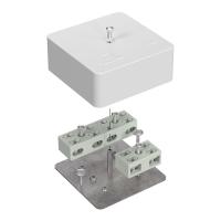 Коробка огнестойкая разветвительная для кабель-канала 40-0450-FR6.0-4-6-Р Е15-Е60 RAL9003 75х75х30 (87 шт/кор) Промрукав