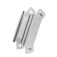 Угол вертикальный внешний 45 градусов Стандарт INOX (AISI 304) 50х50 Промрукав