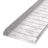 Лоток перфорированный Профи HDZ 500х80x3000 (1,0 мм) (6 м/уп) Промрукав