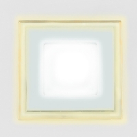 S450/12+4 белый/теплый (3 режима) квадратный со стеклом (D180/A135)