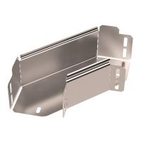 Угол горизонтальный 90 градусов Стандарт INOX (AISI 409) 100х80 Промрукав