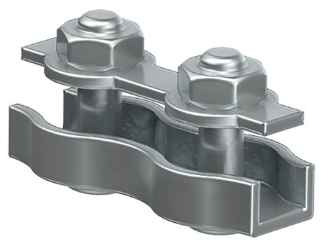 Зажим троса дюплекс 2мм IEK