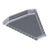 Угол горизонтальный 45 градусов Стандарт INOX (AISI 316) 600х50 Промрукав