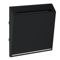 Накладка для выключателя карточного, S70 (черный матовый)