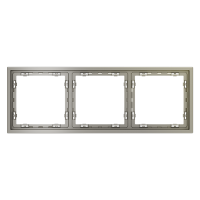 Рамка пластиковая VOLTUM S70 на 3 поста, (шелк)