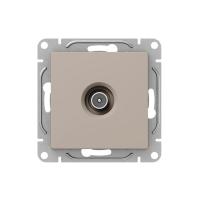 Механизм розетки TV, проходная, кремовый Эпика EKF