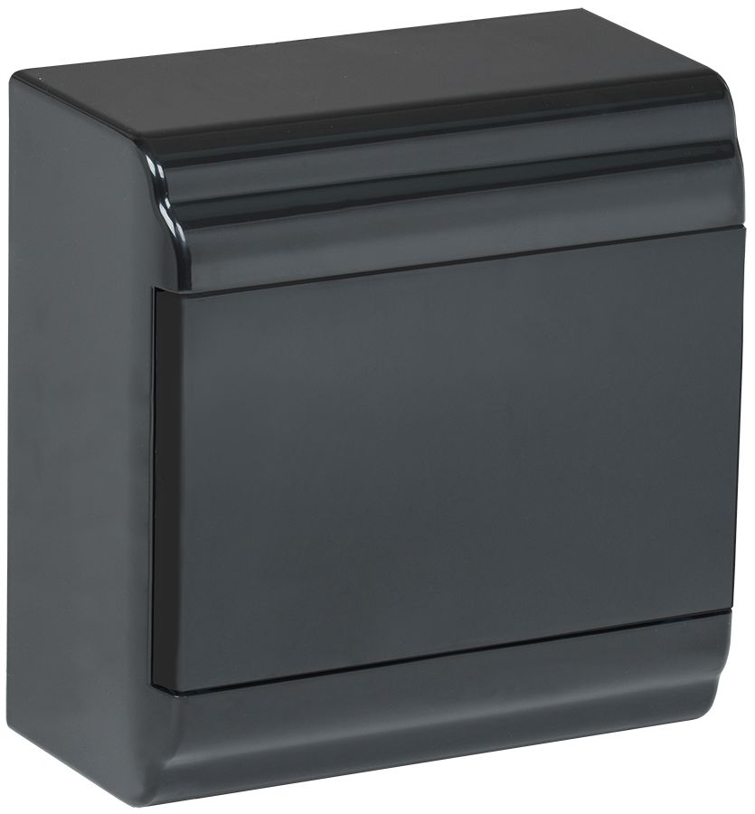 PRIME Корпус пластиковый ЩРН-П-6 модулей навесной черный IP41 IEK