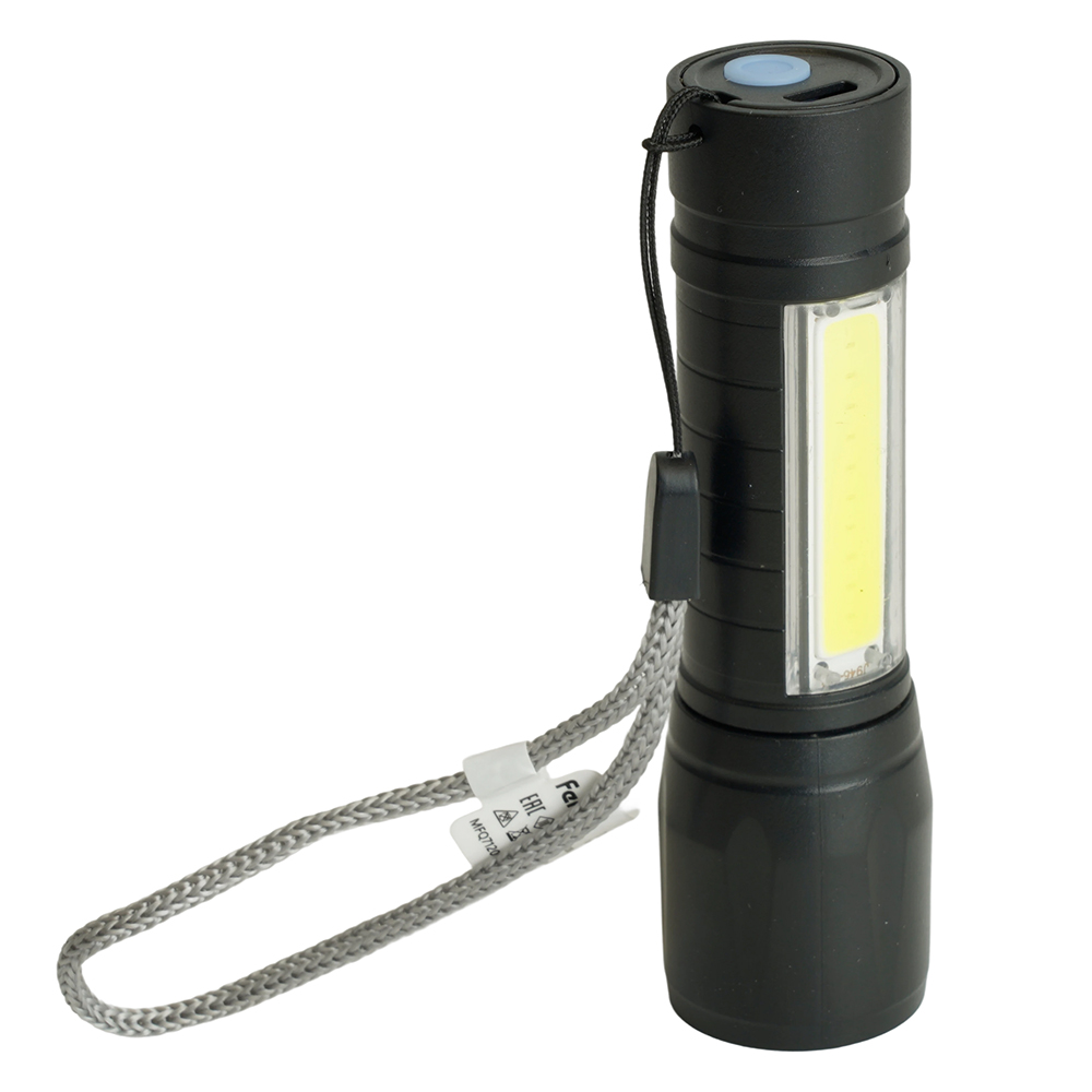Фонарь ручной Feron TH2408 с аккумулятором USB ZOOM FERON TH2408