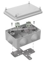 Коробка огнестойкая для о/п 40-0340-FR2.5-4 Е15-Е120 RAL7035 120х80х50 (20 шт/кор) Промрукав