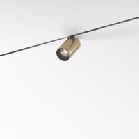 Mini Magnetic Трековый поворотный светильник 5W 3000K латунь/черный 85202/01